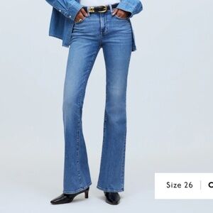 COPY - Madewell NWT Flea Market Flare Jeans Amaretto Wash Size 27
